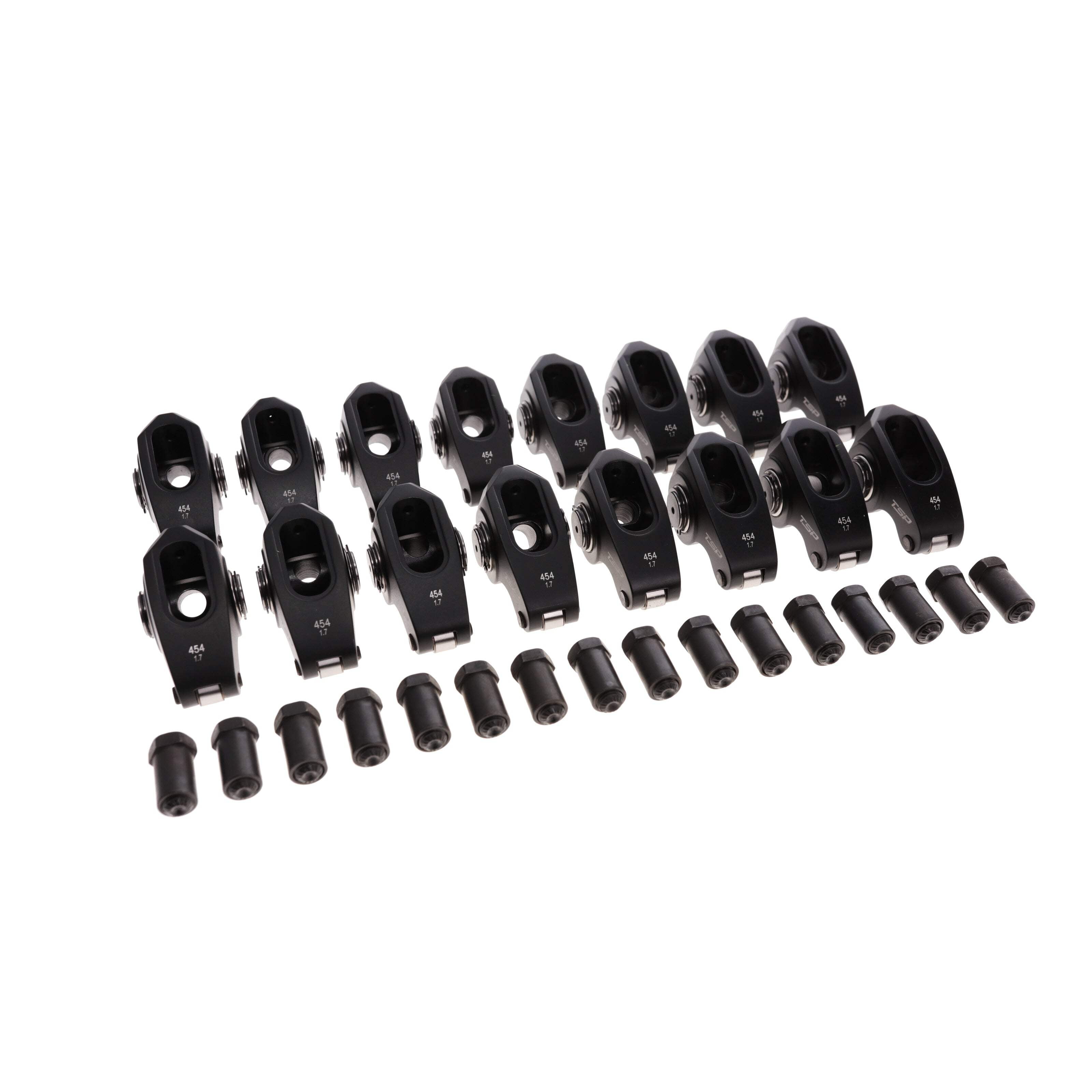 Aluminum Rocker Arms 1.7 Ratio 7/16 Stud Needle Tip for Big Block Chevy ...
