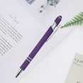 thumbnail image 1 of Aluminum Rod Pen Spray Adhesive Click Pen | Metal Stylus Ballpoint Pens 0.5mm Fiber Nib | Touchscreen Compatible | Smooth Writing | 5 Pack | 15cm | 10ml Ink, 1 of 3