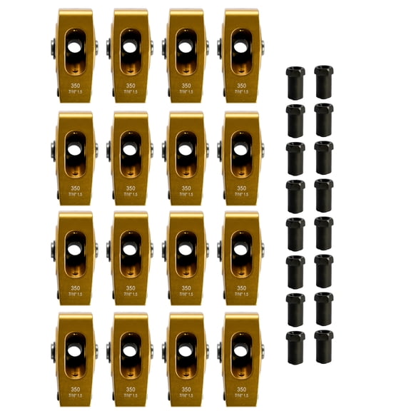 Aluminum Roller Rocker Arms Set 7/16 inch Stud 1.5 Ratio for Chevrolet SBC 307 350 400