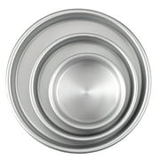 Wilton Aluminum Non-Stick Bakeware Round Cake Pans, 4", 6", 8" Layer Cake Pans, 3 Piece Set