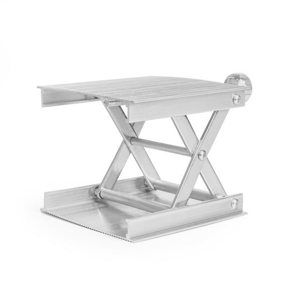 Aluminum Router Lift Table Woodworking Engraving For Spirit level Lifting Stand Silver