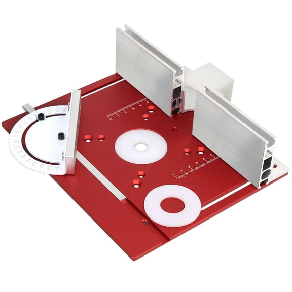 Aluminum Router Table Insert Plate Miter Gauge 62x70mm 85x85mm for Woodworking Benches Table Saw ,High Precision