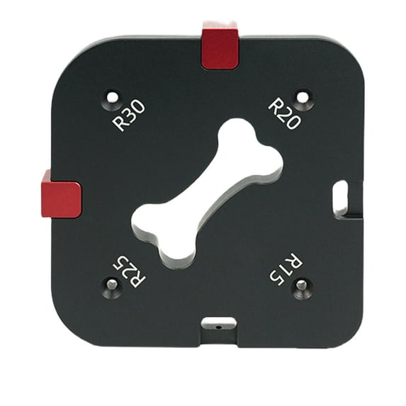 Aluminum Routers Corner Jigs Template for Precise Arcs Cutting 15-R30/R35-R50