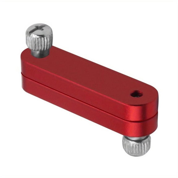 Adjustable Thickness Limit Block Aluminum Ruler Stop Fence Simple Installs for Woodworking Ruler Positioning & Measuring