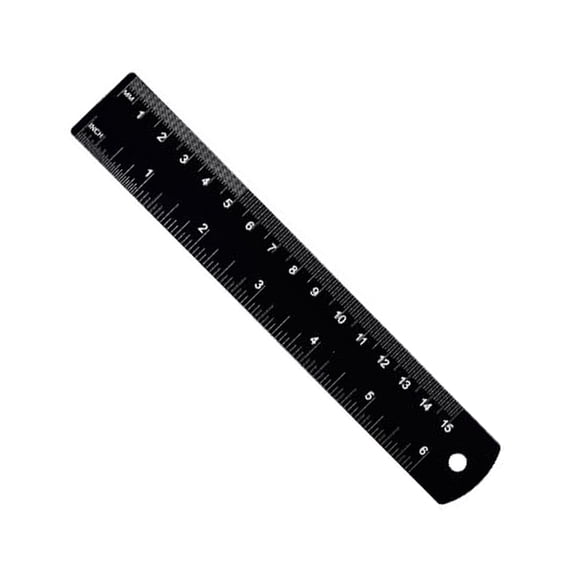 Aluminum Rulers 15/30cm Precisions Measurement Tool with Clear Scale Easy to Carry for Students & Drafting Enthusiasts