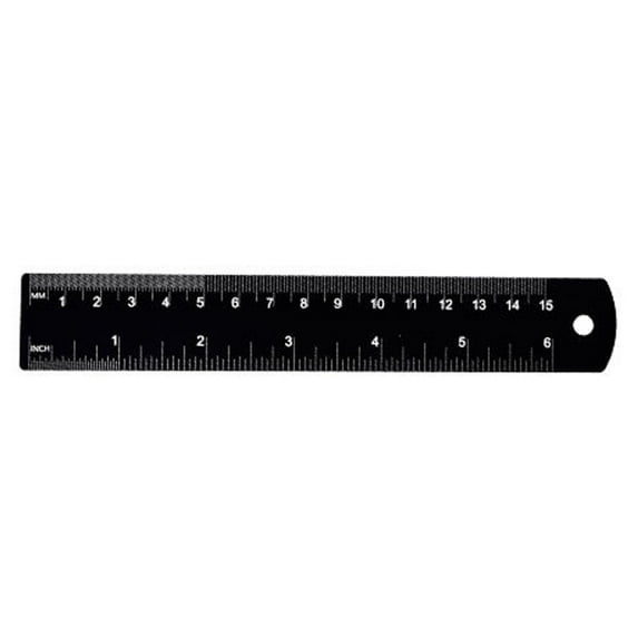 Aluminum Rulers 15/30cm Precisions Measurement Tool with Clear Scale Easy to Carry for Students & Drafting Enthusiasts