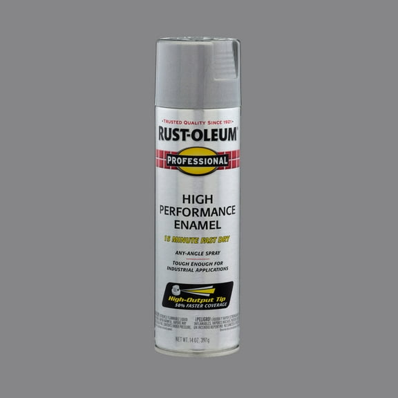 Aluminum, Rust-Oleum Professional High Performance Gloss Enamel Spray Paint-7515838, 14 oz