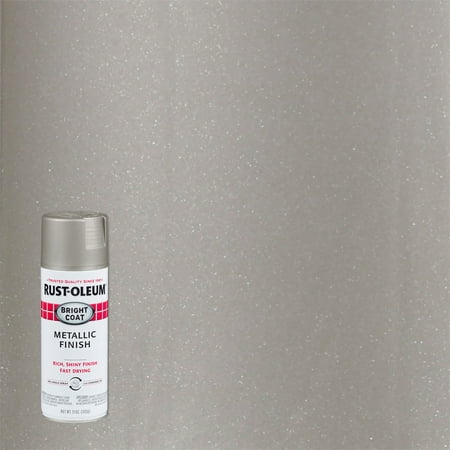 product image of Aluminum, Rust-Oleum Stops Rust Bright Coat Metallic Spray Paint-7715830, 11 oz