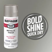 Aluminum, Rust-Oleum Stops Rust Bright Coat Metallic Spray Paint-7715830, 11 oz