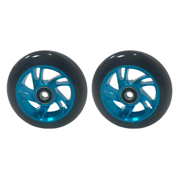 Aluminum Scooter Wheel High Elasticities PU Tires Antilock Bearing Systems High Speeds Skateboard Part
