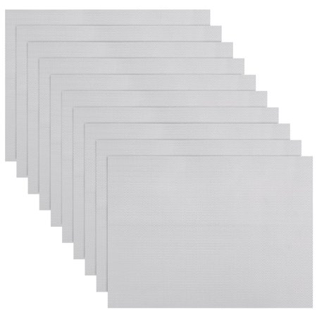 Aluminum Screen Rectangle White 400x300x0.3mm Hole: 3x4mm