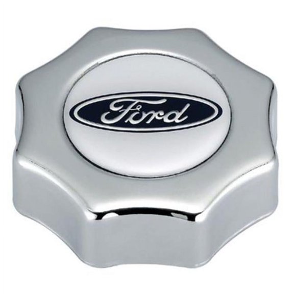 Aluminum Screw-in Oil Fill Cap with  Oval Logo