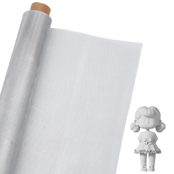 Aluminum Sculpting Wire Mesh 15.8 Inch by 16.4 Feet Metal Mesh Sheet Wire Meshes Roll DIY for Sculpting Clay Craft 0.3mm Thick Sculpting Meshes Screen DIY for Arts and Craft