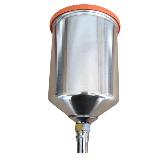 Aluminum Sealed Spray Gun Cup Pot for Car Painting, Allowing One - Time Filling and Preventing Paint Splashing