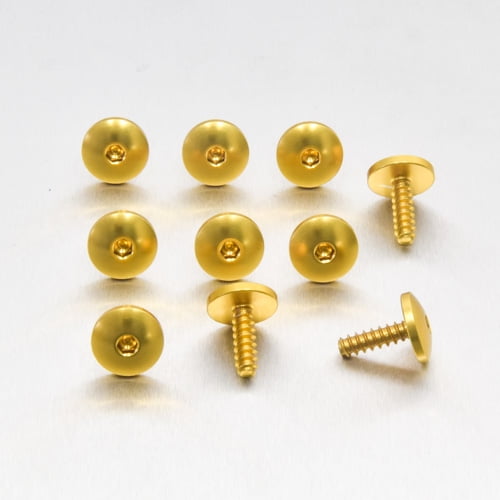Aluminum Self Tapping Screw 5mm x 16mm Extra Large Head Pack x 10