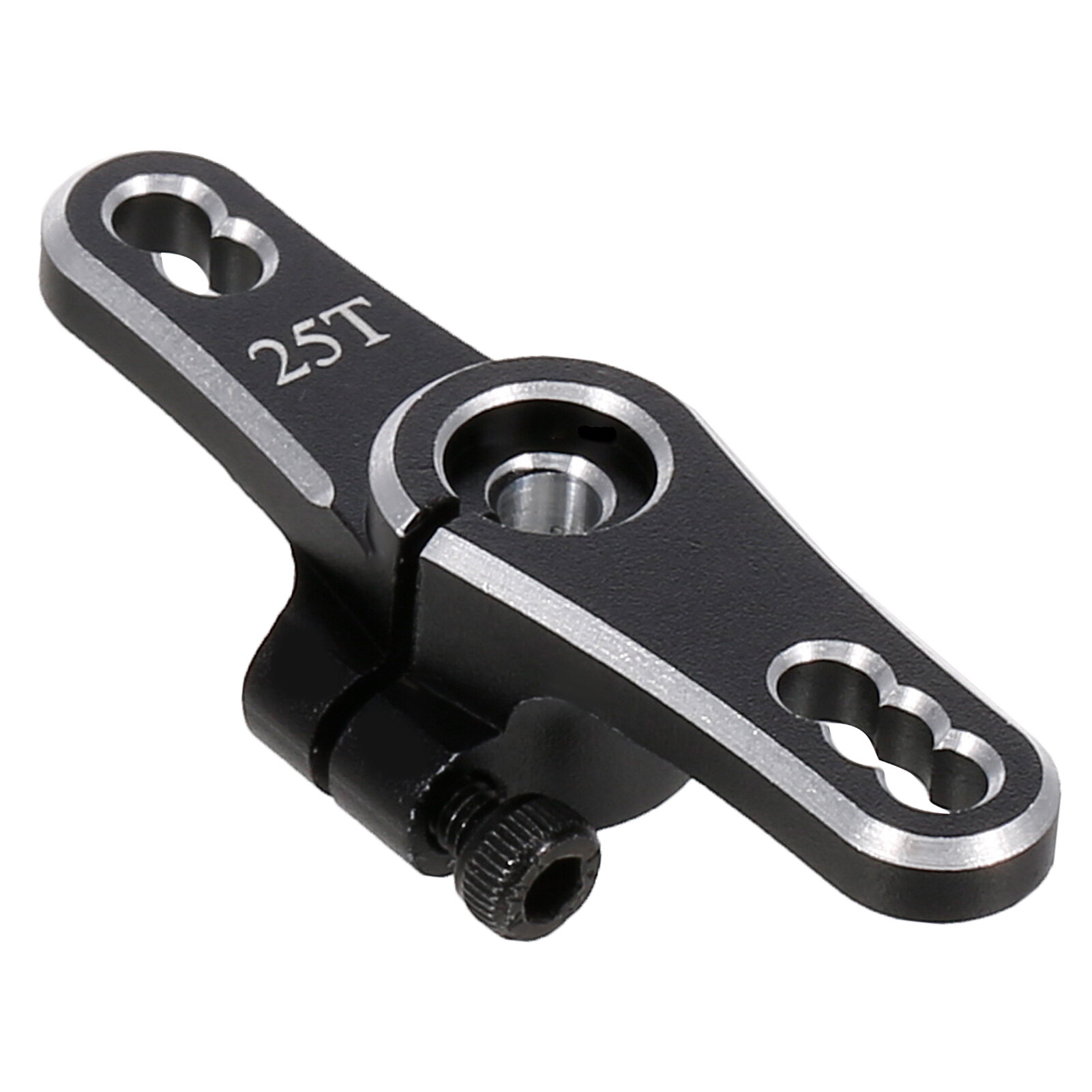 25T Aluminum Servo Horn Arm For RC Cars - Compatible With Futaba, Savox, Power HD, Axial, HSP (1/10, 1/8 Scale)