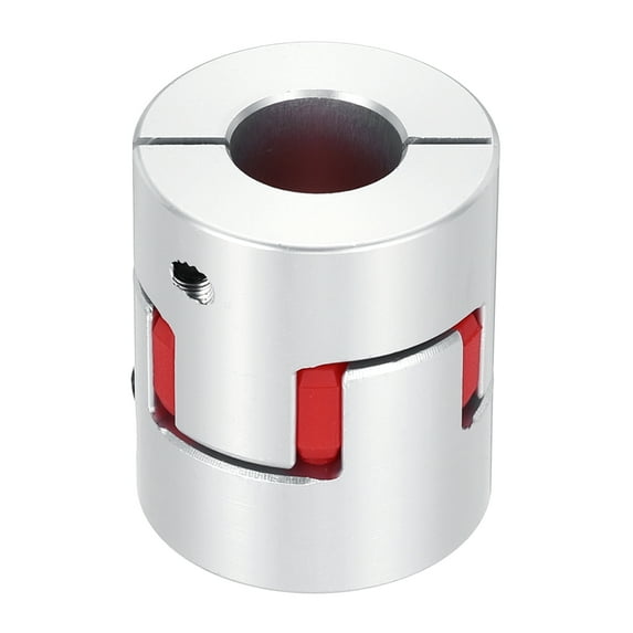 Aluminum Shaft Coupling 10mm to 14mm Coupler L35mm x D30mm Connector
