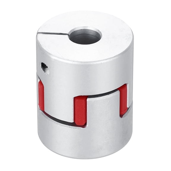 Aluminum Shaft Coupling 6mm to 8mm Coupler L30mm x D25mm Connector