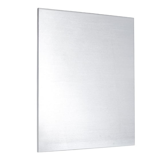 Aluminum Sheet Metal 8 x 8 x 1/8 (3mm) Flat Plain Aluminum Plate Covered with Protective Film Square Metal Plate for Crafting Handcraft lndustry