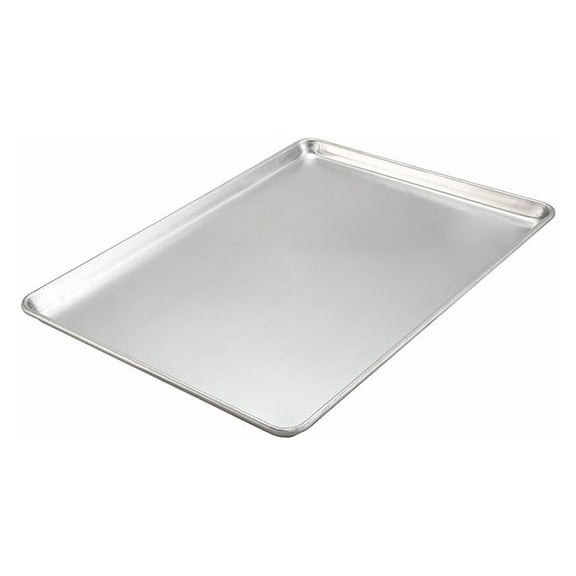 Aluminum Sheet Pan 18x26 Inch - Full Size Commercial Bakers Sheet - Grade Aluminum - Restaurant & Bakery Use - Durable Non-Warping Baking Sheet