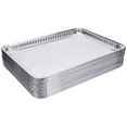 Dobi's Aluminum Cookie Baking Sheet Pans (15 Pack) - Disposable,Heavy