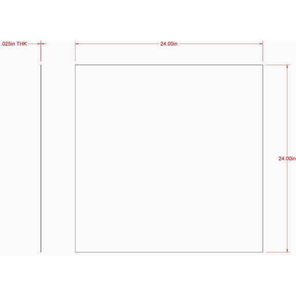 Aluminum Sheet Stock - Pack of 2