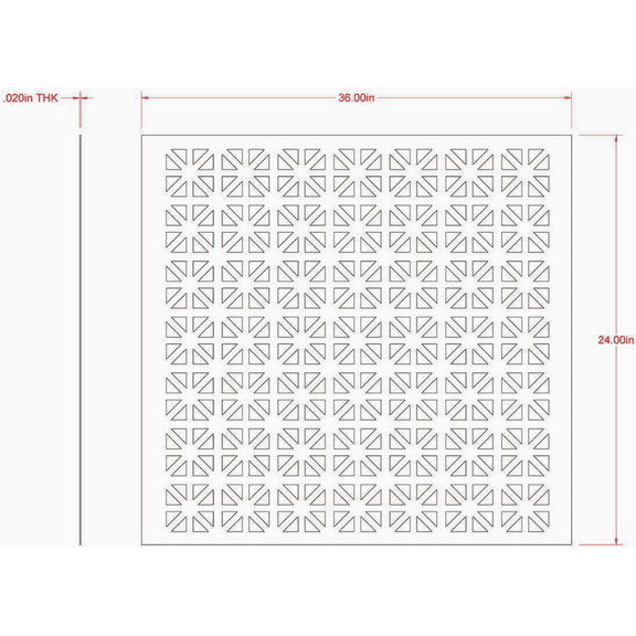 Aluminum Sheet Stock - Single Pack Residential Use, Standard Application