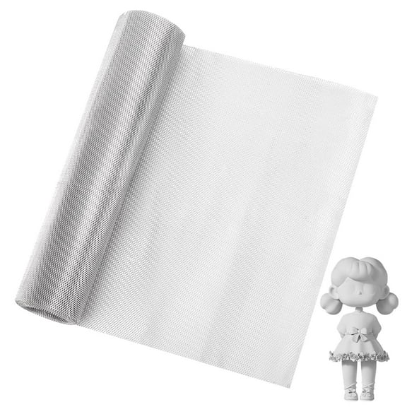 Aluminum Sheets Metal Mesh Plate Rectangle White 3000x300x0.25mm Hole: 1.5x3mm