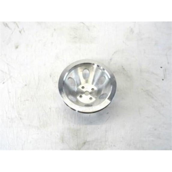 Aluminum Short Water Pump Pulley with Single Groove for 1965-1968 BBC 396-454, Satin