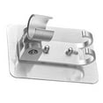 Aluminum Shower Head Holder Stand Adjustable Bracket Strong Adhesive