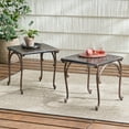thumbnail image 1 of Aluminum Side/End Table, Anti-Rust Coffee Bistro Table for Outdoor, Patio, Indoor, Garden, Porch, Balcony, 1 of 12