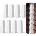 thumbnail image 1 of Aluminum Siding Corner Outside Siding Corner Caps Wall Panel Decoration Smooth, Flat Top 3 Holes, 1 of 6