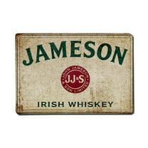 Aluminum Sign Funny Whiskey Tin Sign Vintage Metal Signs Office Living Room Bar Coffee Shop Wall Art Decorative 8x12inch