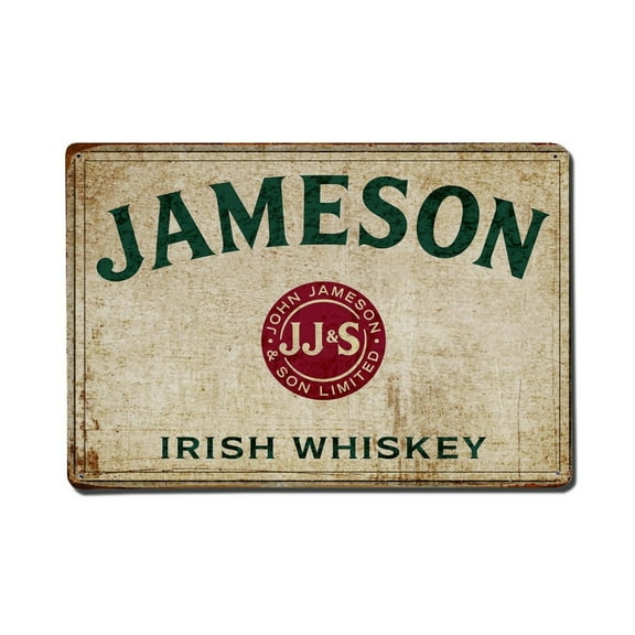 Aluminum Sign Funny Whiskey Tin Sign Vintage Metal Signs Office Living Room Bar Coffee Shop Wall Art Decorative 8x12inch