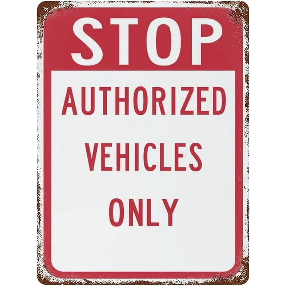 Aluminum Signs Stop All Visitors Must Report to Main Office 12"x8" Personalized Metal Tin Sign Vintage Poster Retro Wall Art Novelty Street Signs Decor for Bar Road Man Cave Outdoor