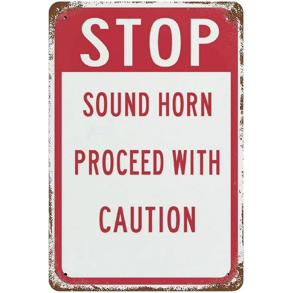 Aluminum Signs Stop Visitors Report to Offices Sign 12"x8" Personalized Metal Tin Sign Vintage Poster Retro Wall Art Novelty Street Signs Decor for Bar Road Man Cave Outdoor