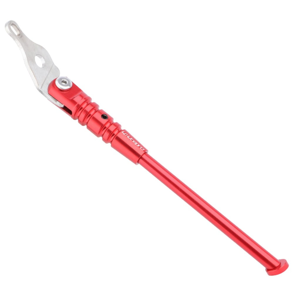 Aluminum Singleleg Adjustable Kickstand for Brompton Folding Bikes Red