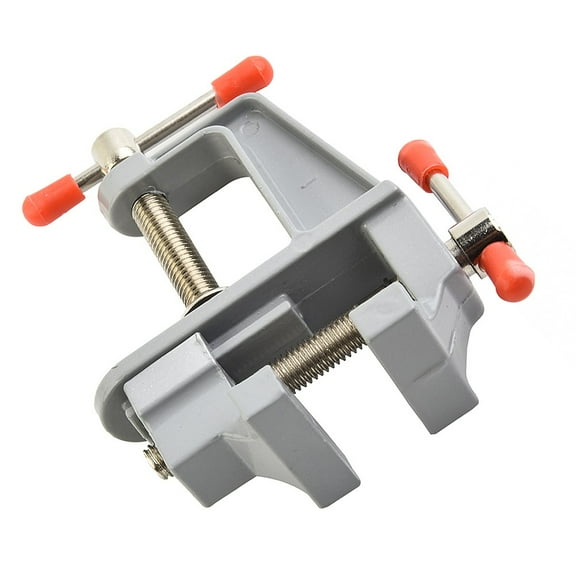 Aluminum Small Jewelers Hobby Clamp On Table Bench Vise Mini Tool Vice Black