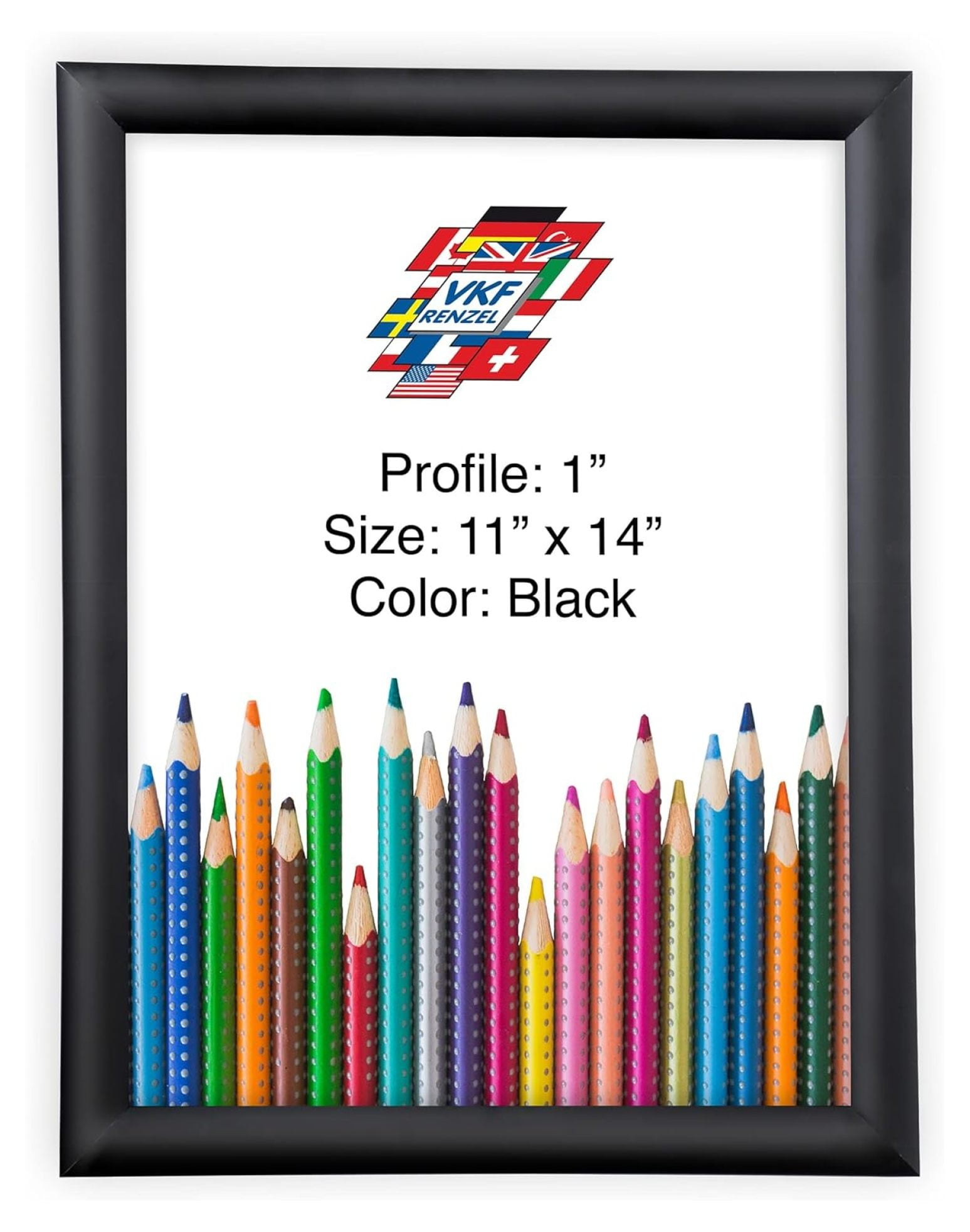 Aluminum Snap Frame, Front Loading Pictures Frame, 11