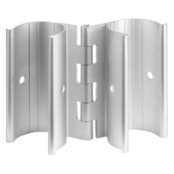 Aluminum Snap-On Hinge for PVC Doors Vents or Gates (1 Inch)
