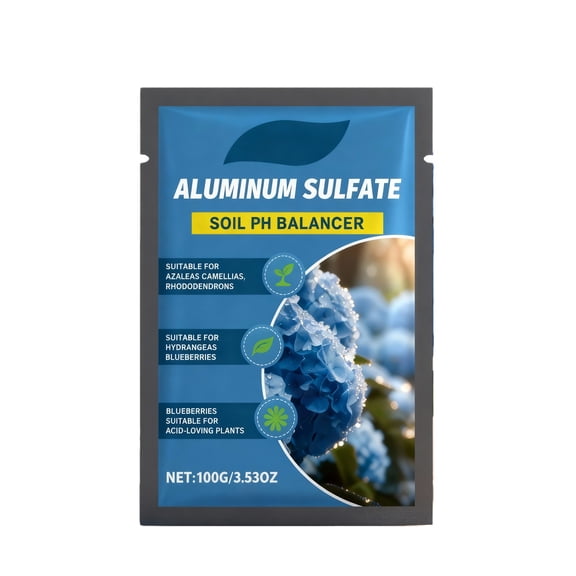 Aluminum Soil pH Balancer for Acid-Loving Plants, Concentrated Nutrient Supplement, Blue, 20cm, Plastic, Easy to Apply, Promotes Blue Hydrangea Color, Suitable for Azaleas