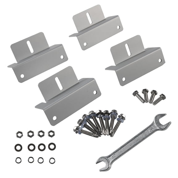 Aluminum Solar Panel Brackets Resistant Solar Panel Mounting Brackets Sets For Boat Offs Grids
