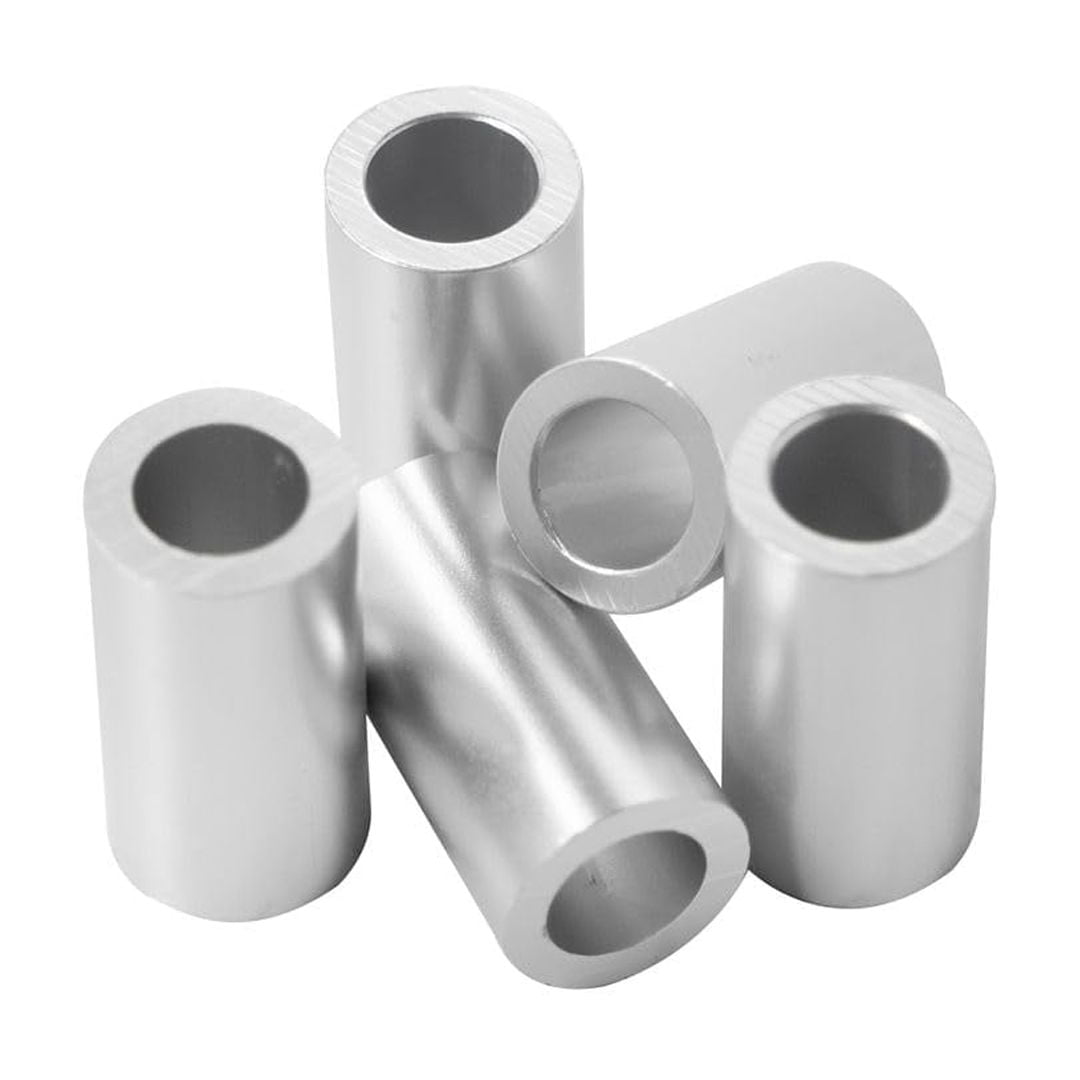 Buje Separador Aluminio Espaciador De Aluminio Anodizado Negro 3/4