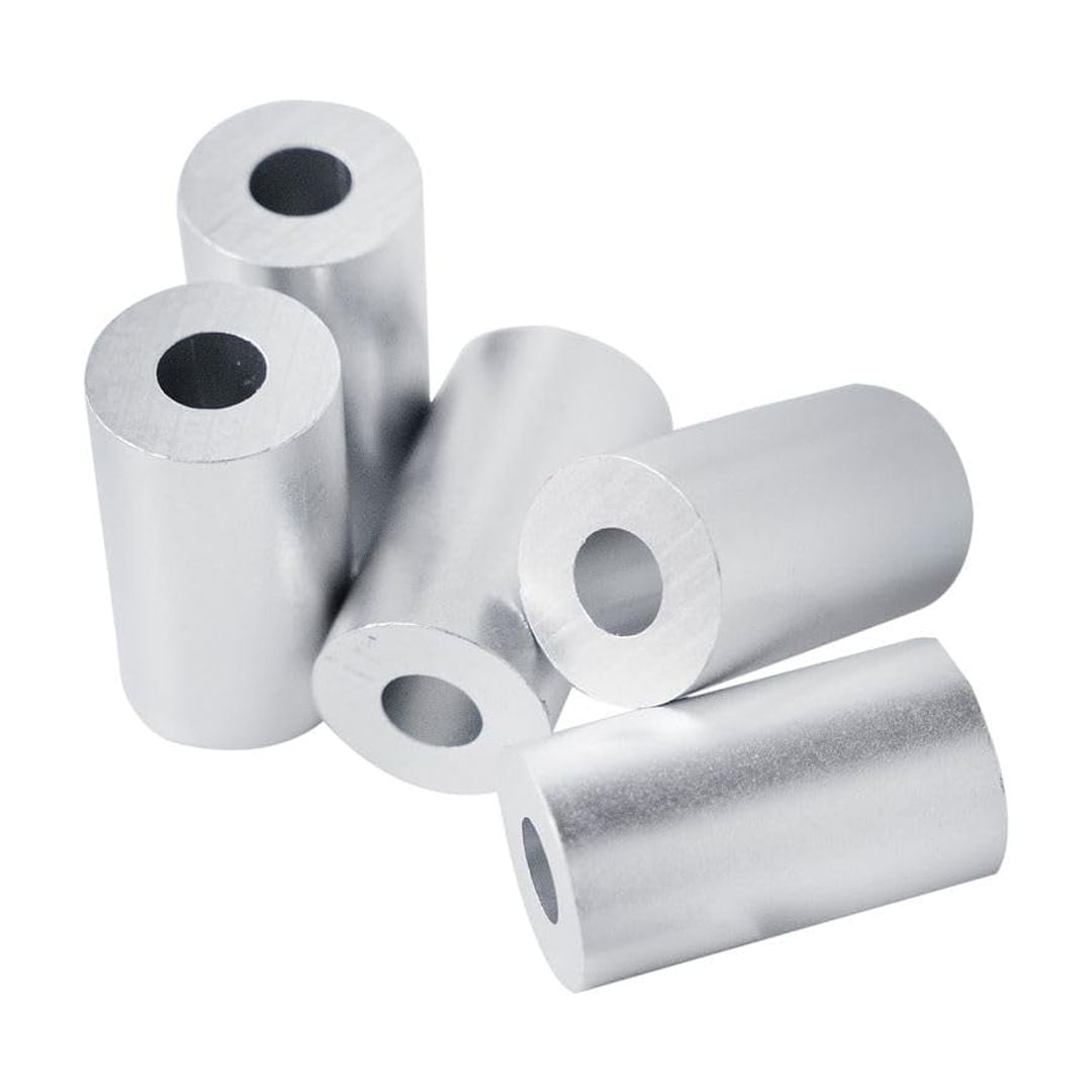 Aluminum Spacer Standoff – 1/2" OD X 1/4" ID, Choose Your Length – 10 Pack - View #2