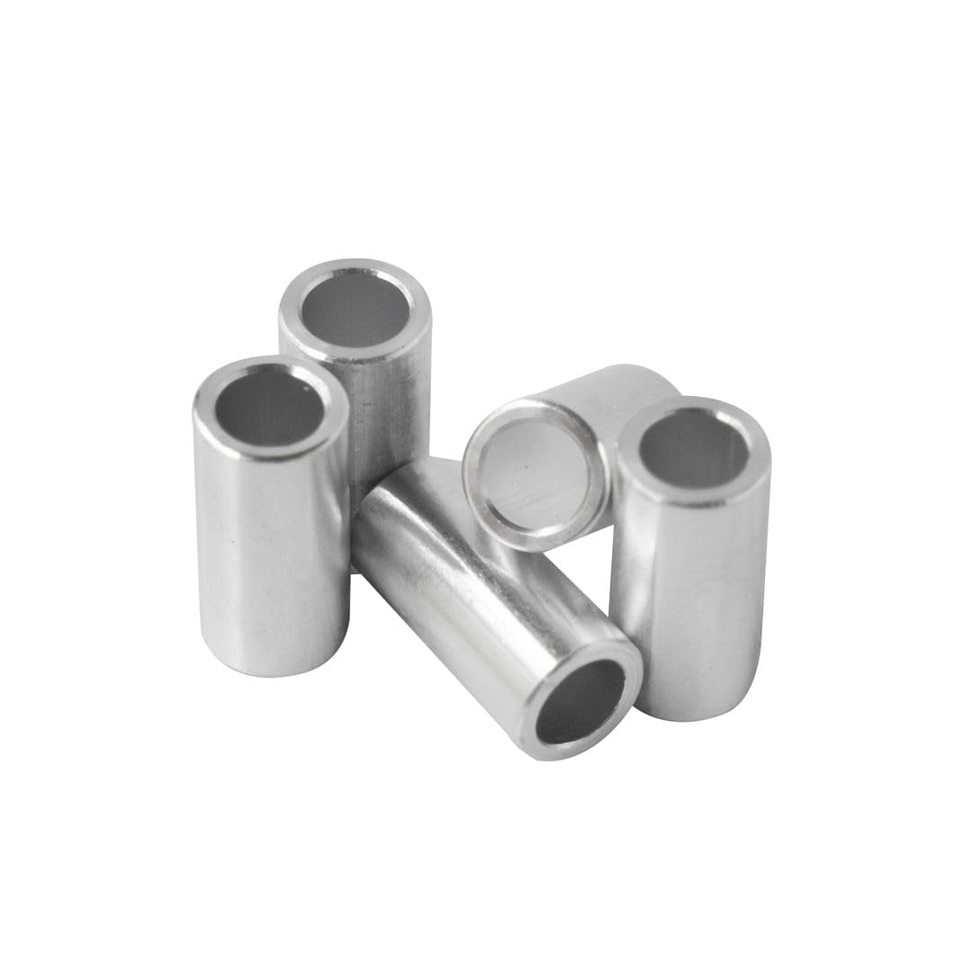 Aluminum Spacer 3/8" OD x 1/4" ID x Choose Your Length, Round Spacer