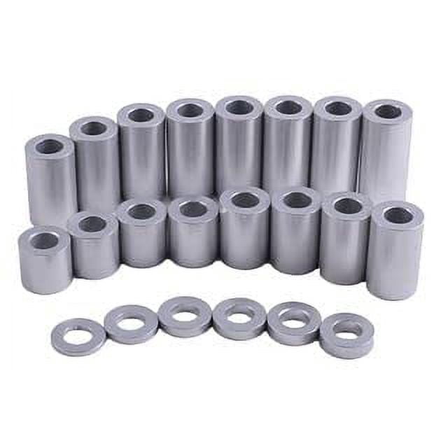 Aluminum Spacer 3/8" OD X 1/4" ID X Choose Your Length, Round Spacer