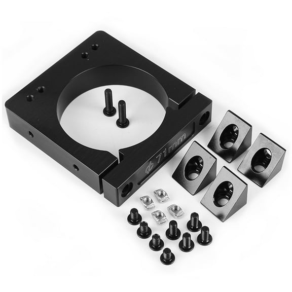 Aluminum Spindle Fixture Holder CNC Spindle Clamp Kit for Engraving Machine