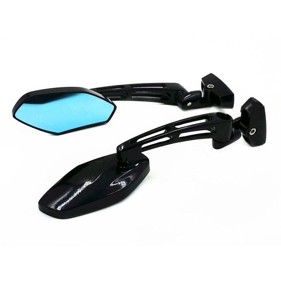 Aluminum Sport Street Bike Rearview Racing Side Rear View Mirror Mirrors for Kawasaki Ninja ZX 6R 7R 9R 10R Yamaha YZF R1 R6 Suzuki GSXR Hayabusa Honda CBR 250 600 F4i 929 954 1000 RR