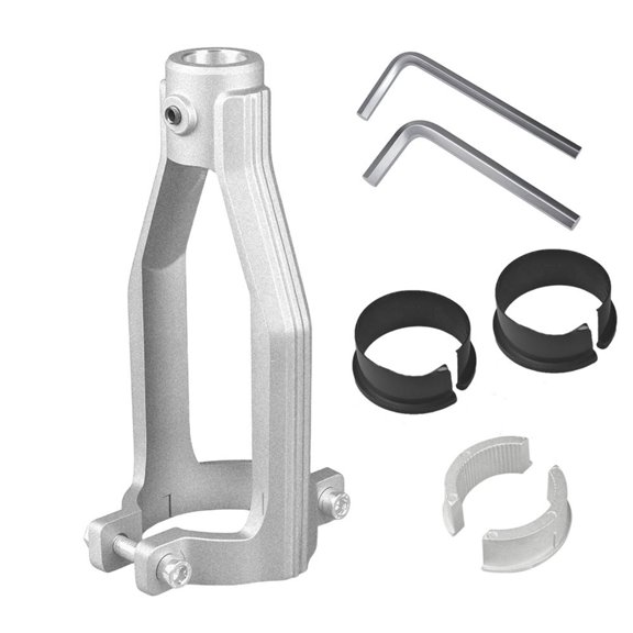 Aluminum Square Hole Jig Square Hole Drill Bit Adapter Mortising Attachment For Power Drills Adjustable Up To 54mm