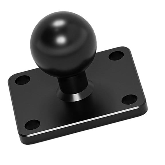 Aluminum Square Mounting Base 25mm Head Adapter Mount Bracket Motorcycle Fixing Bracket for Action Camera Accessory